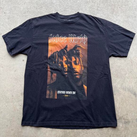 Juice Wrld “Legends Never Die” T-Shirt 23.5x30” - Picture 2 of 6